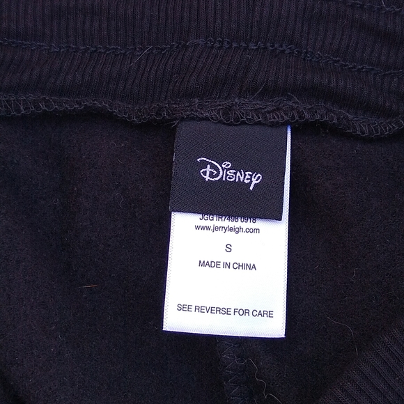 Juniors Disney Mickey Mouse jogger style black Leggings - S fit like XS, NWT! - Picture 6 of 7
